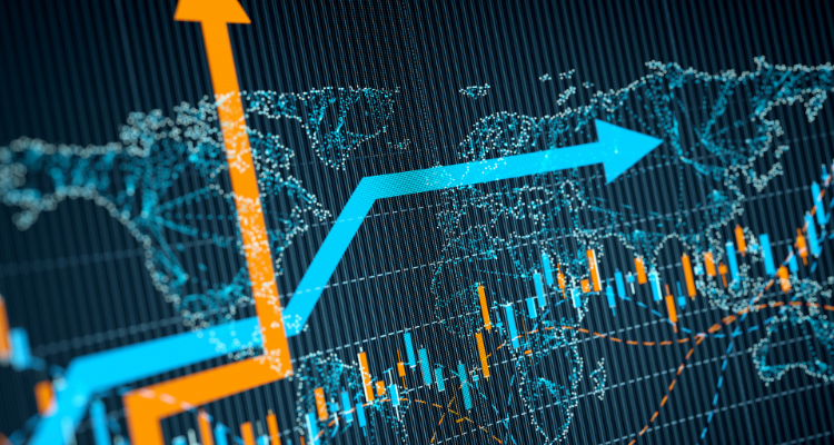 Arrows follow positive correlation